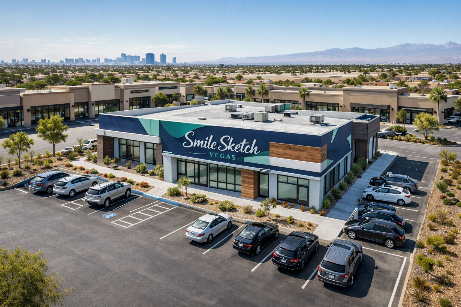 Smile Sketch Vegas building exterior